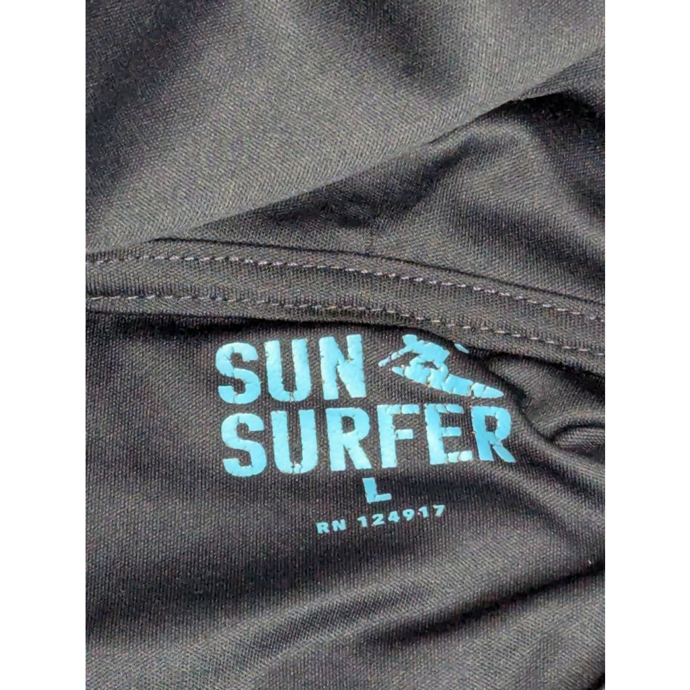 Men's SUN SURFER Navy Blue Hoodie L UV Protection - Picture 9 of 11